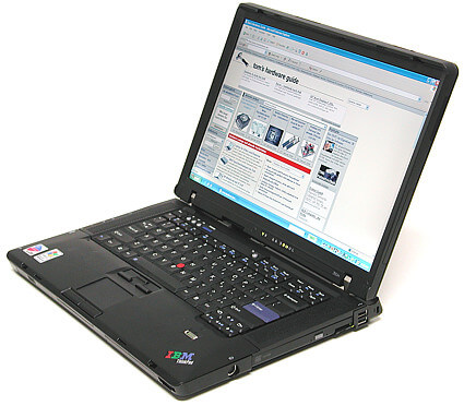 Замена жесткого диска на ноутбуке Lenovo ThinkPad Z60m